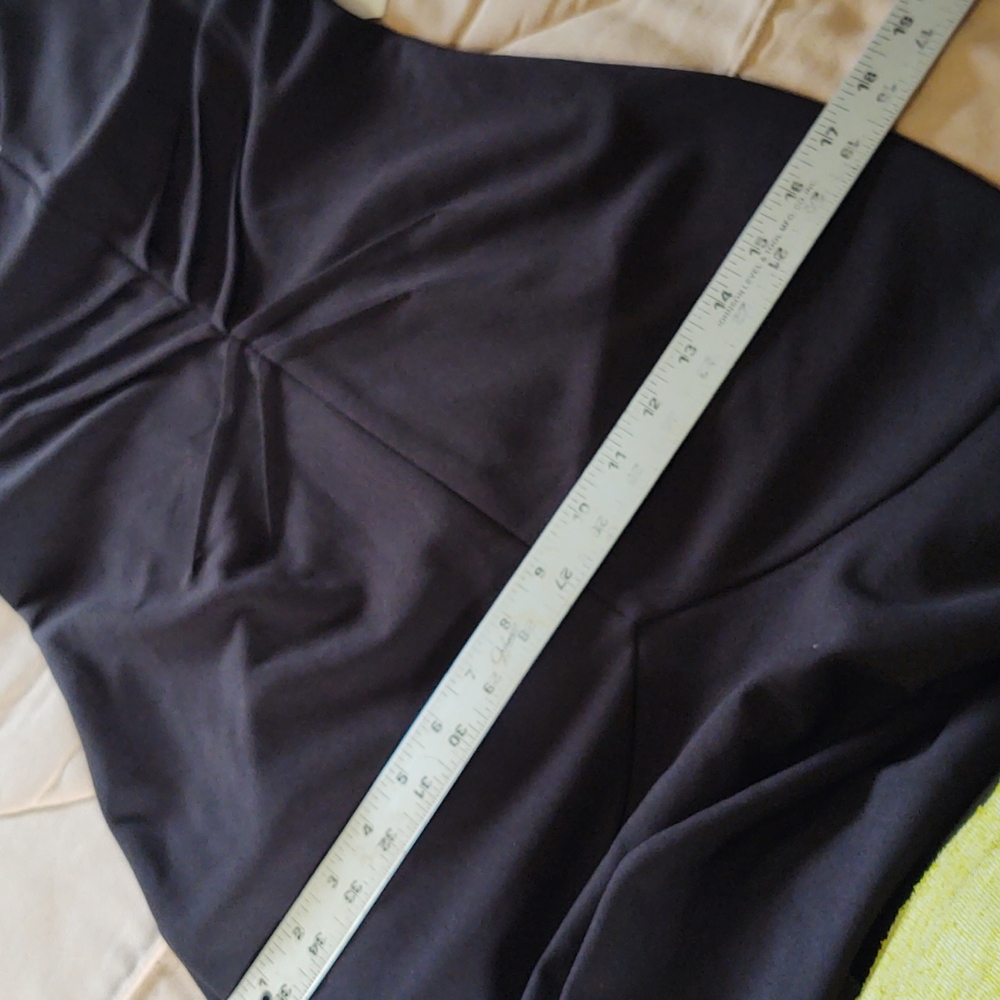 Calvin Klein Fit & Flare Sheath Dress Black 2 - Picture 13 of 15